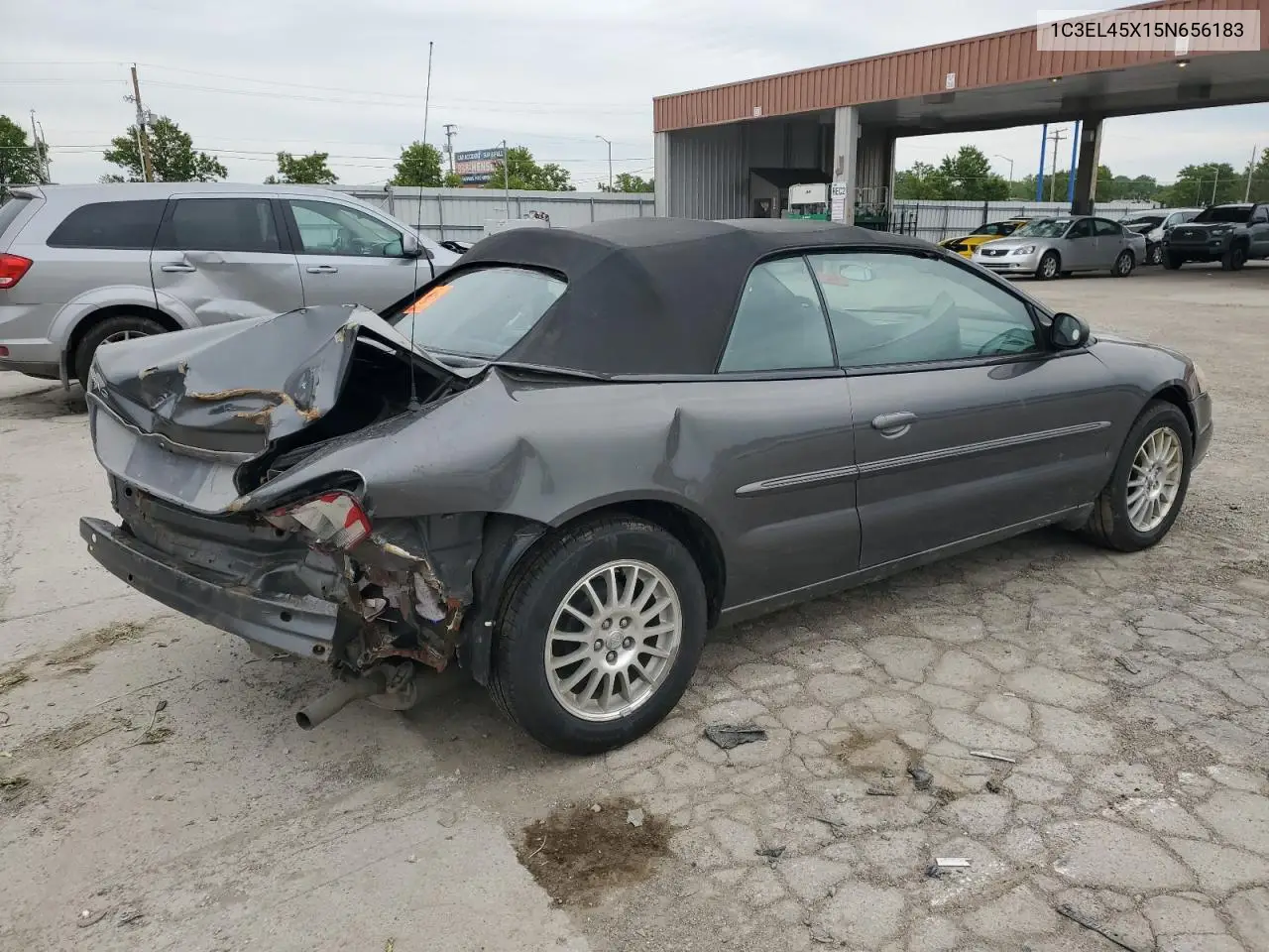 2005 Chrysler Sebring VIN: 1C3EL45X15N656183 Lot: 58348475