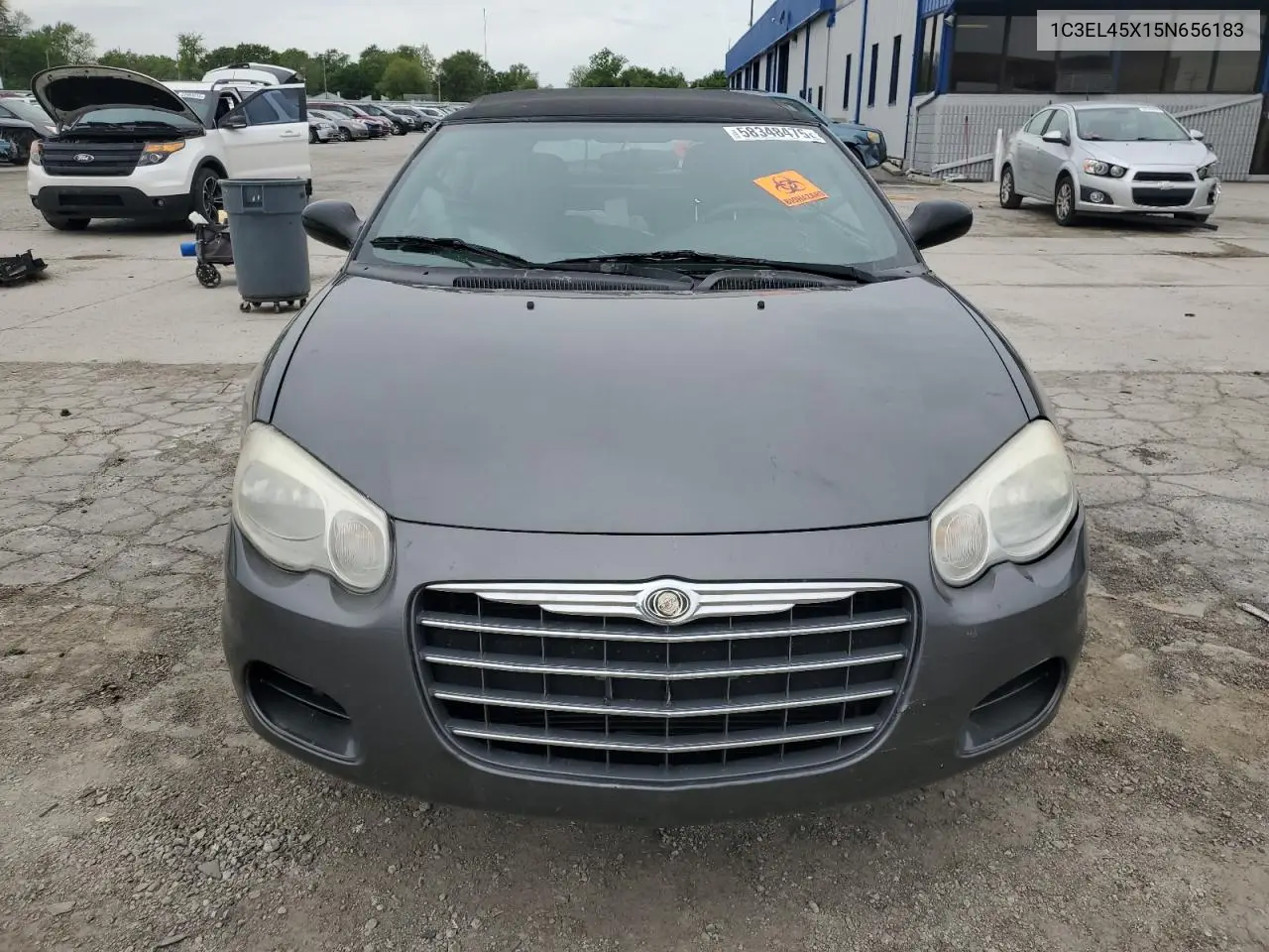 2005 Chrysler Sebring VIN: 1C3EL45X15N656183 Lot: 58348475