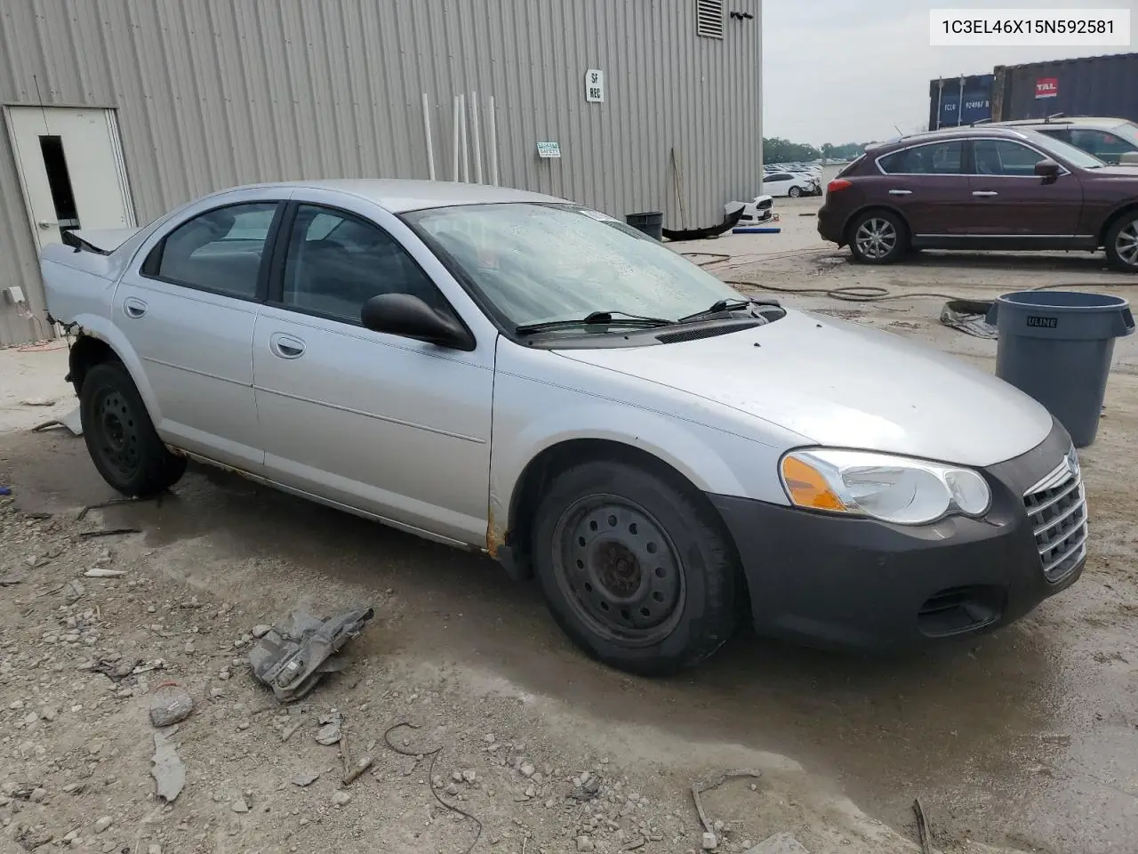 2005 Chrysler Sebring VIN: 1C3EL46X15N592581 Lot: 60159695