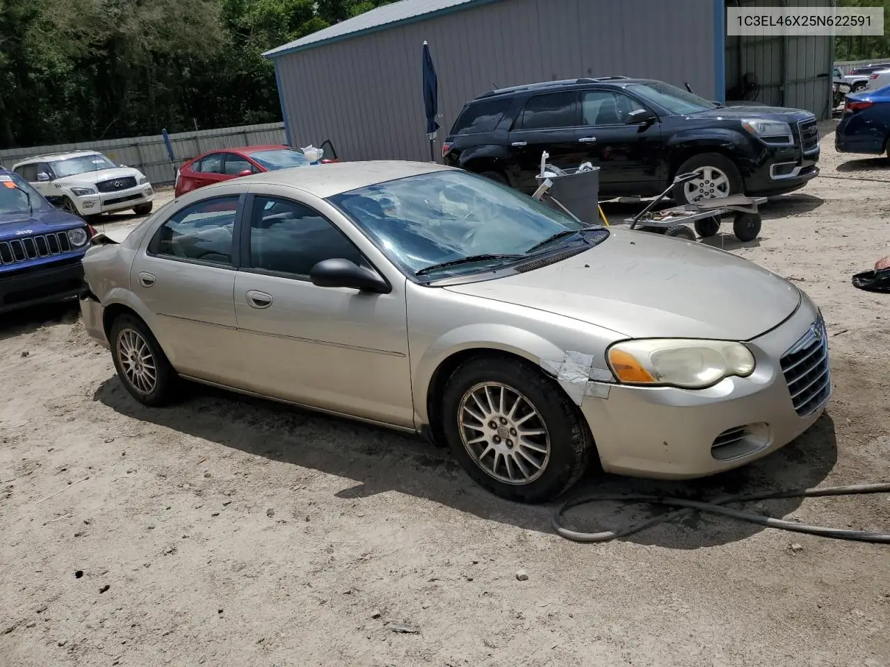 2005 Chrysler Sebring VIN: 1C3EL46X25N622591 Lot: 61383265