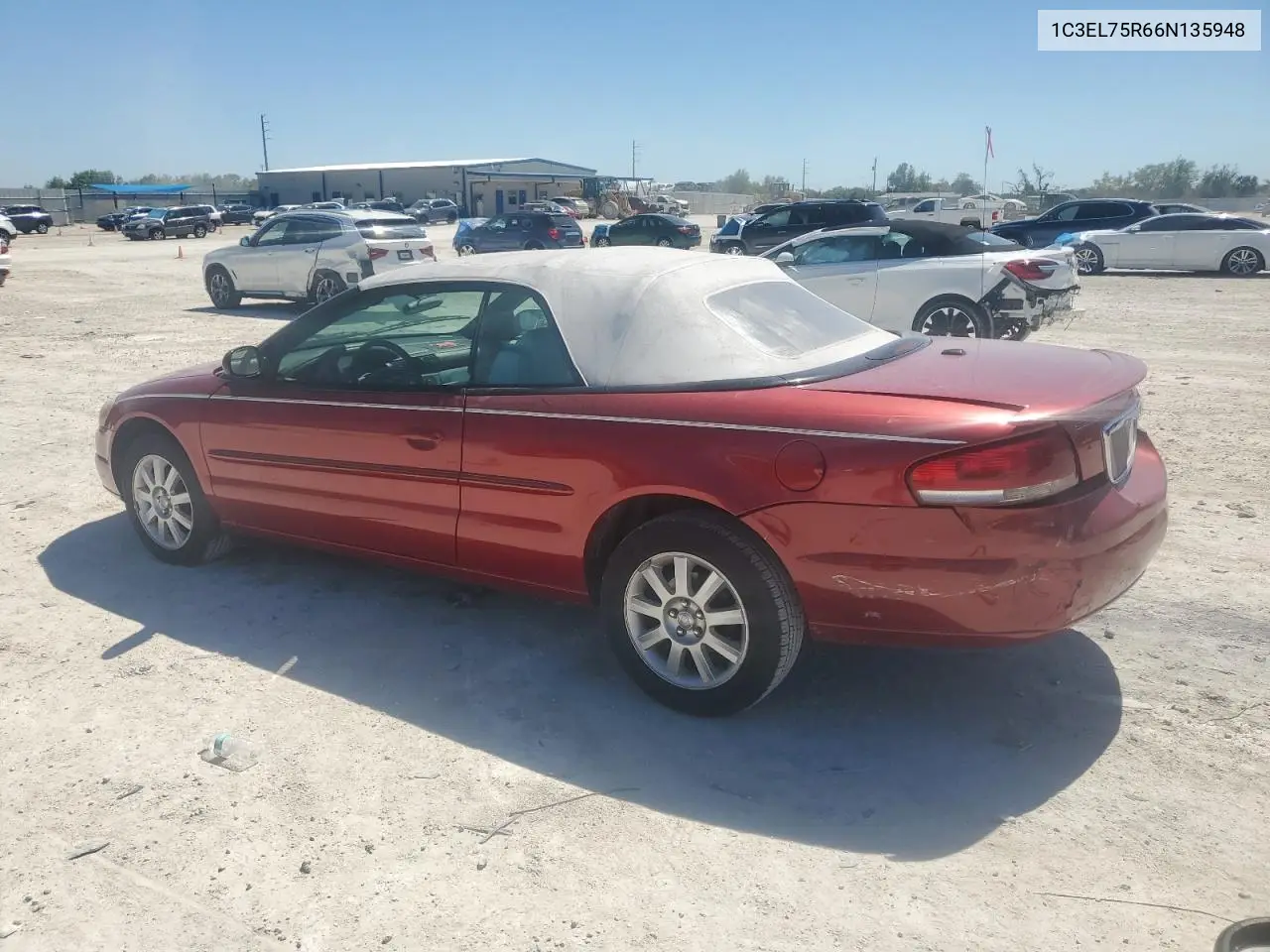2006 Chrysler Sebring Gtc VIN: 1C3EL75R66N135948 Lot: 48495065