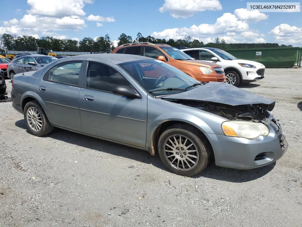 2006 Chrysler Sebring VIN: 1C3EL46X76N252871 Lot: 55848105