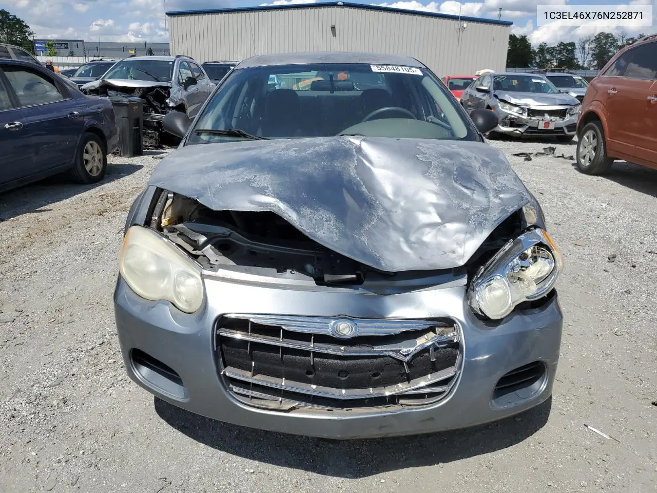 2006 Chrysler Sebring VIN: 1C3EL46X76N252871 Lot: 55848105