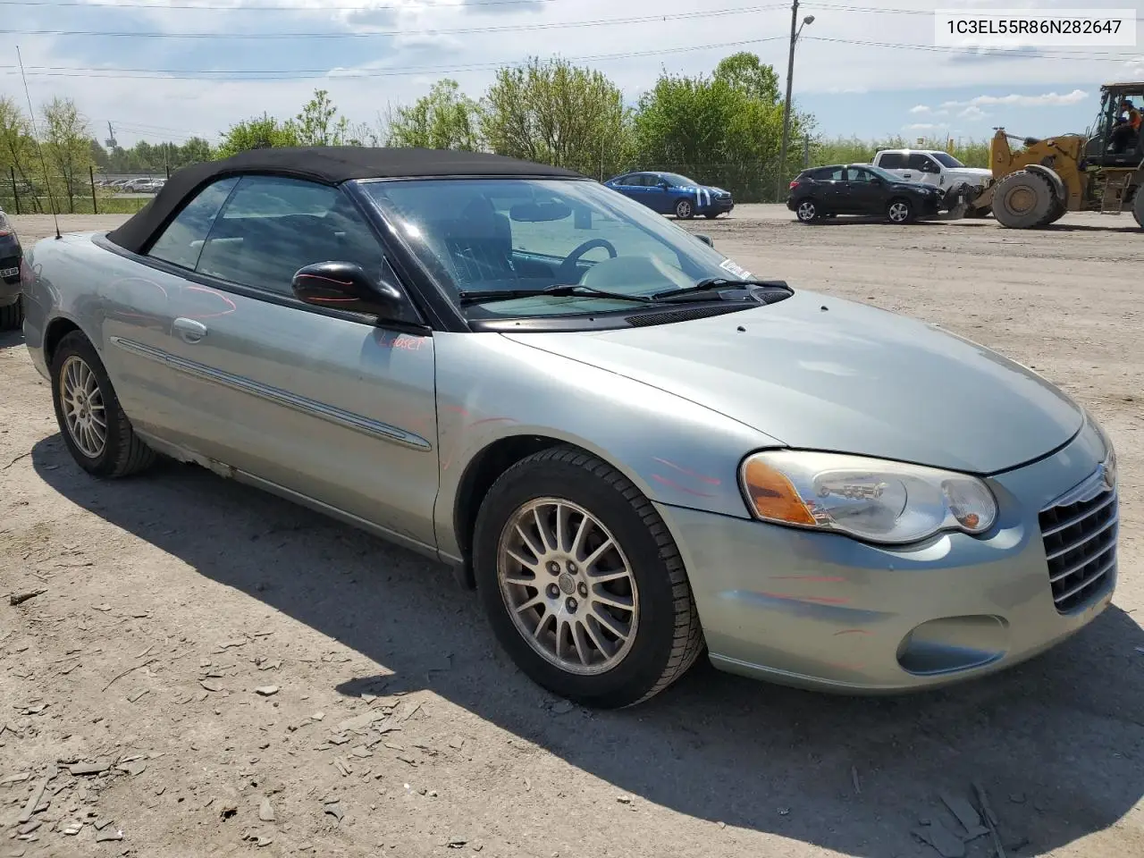 2006 Chrysler Sebring Touring VIN: 1C3EL55R86N282647 Lot: 56222535