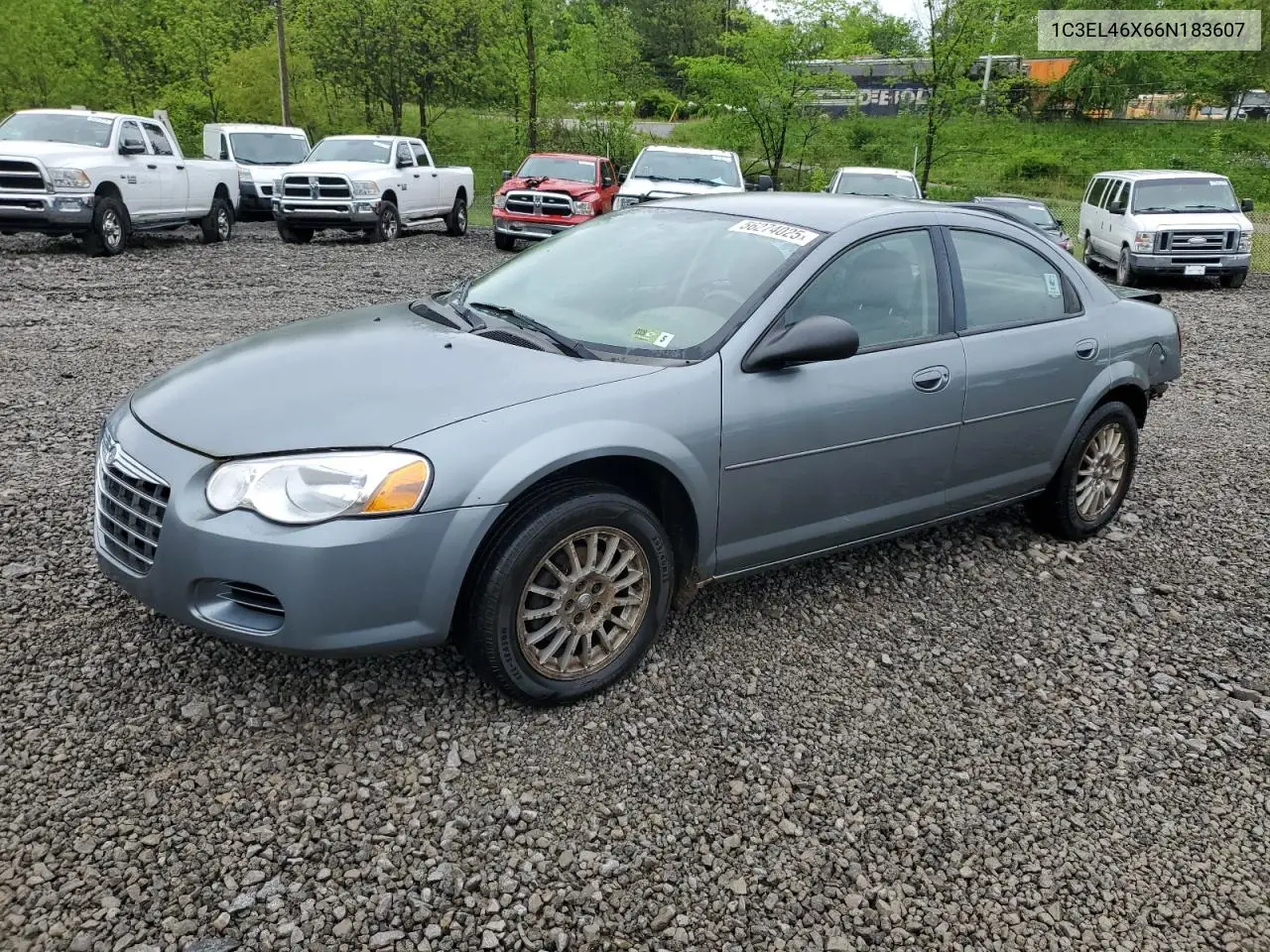 2006 Chrysler Sebring VIN: 1C3EL46X66N183607 Lot: 56274025