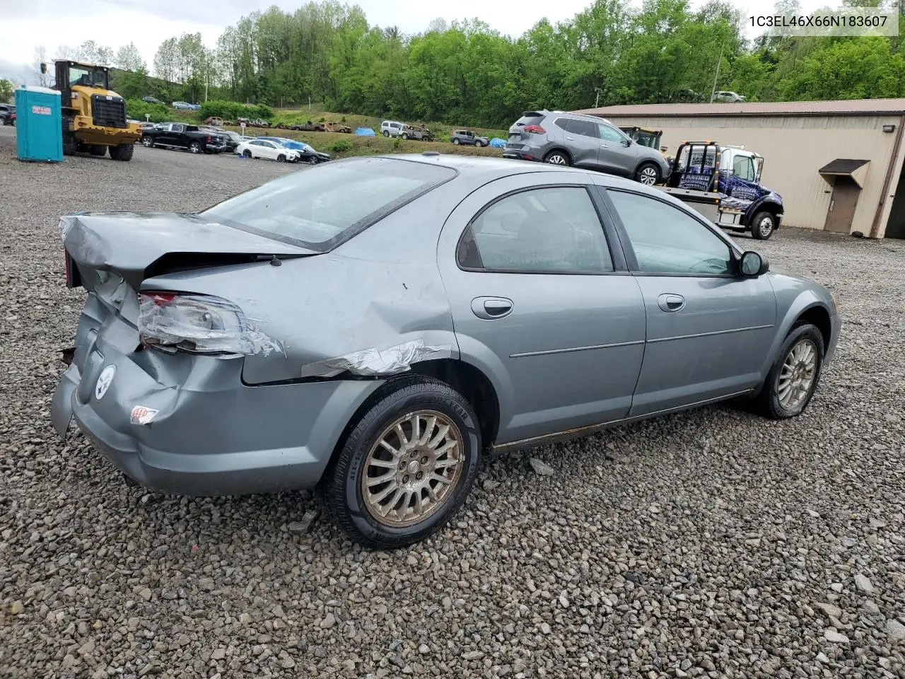 2006 Chrysler Sebring VIN: 1C3EL46X66N183607 Lot: 56274025