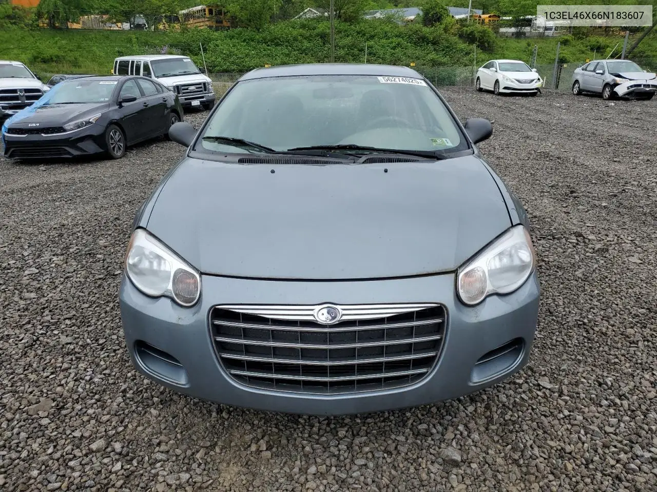 2006 Chrysler Sebring VIN: 1C3EL46X66N183607 Lot: 56274025