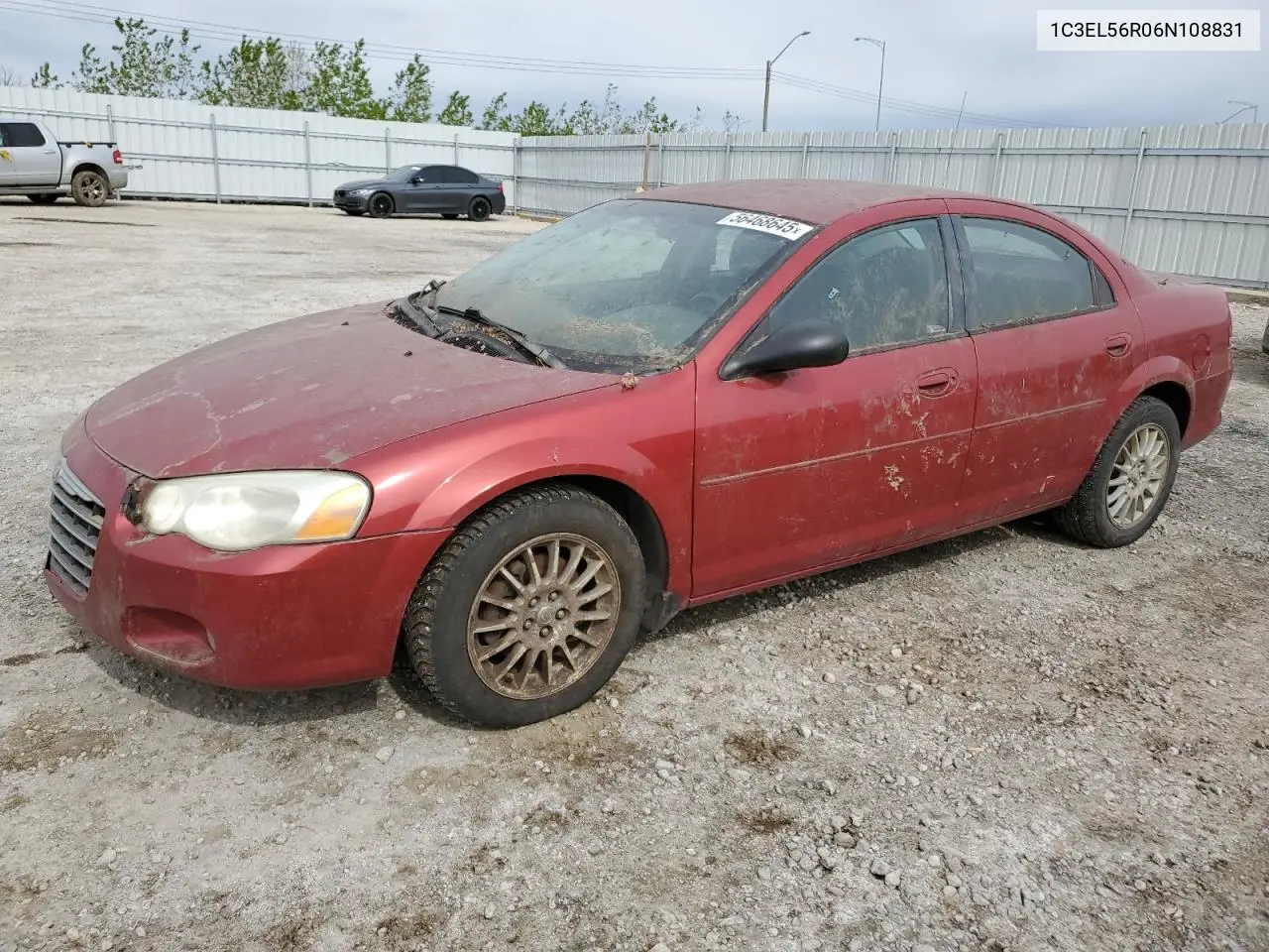 2006 Chrysler Sebring Touring VIN: 1C3EL56R06N108831 Lot: 56468645