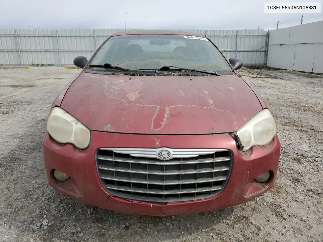 2006 Chrysler Sebring Touring VIN: 1C3EL56R06N108831 Lot: 56468645