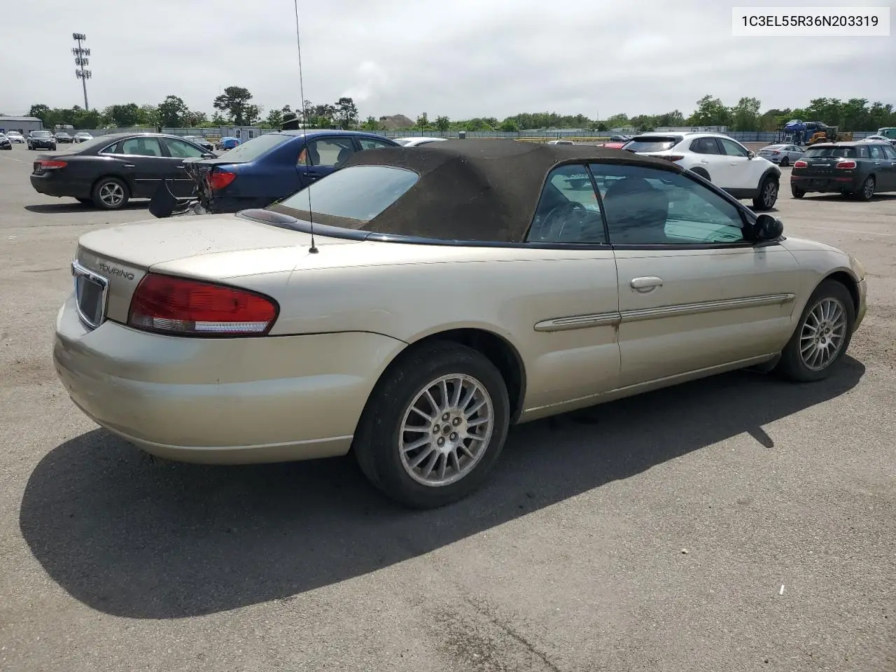 2006 Chrysler Sebring Touring VIN: 1C3EL55R36N203319 Lot: 60989795