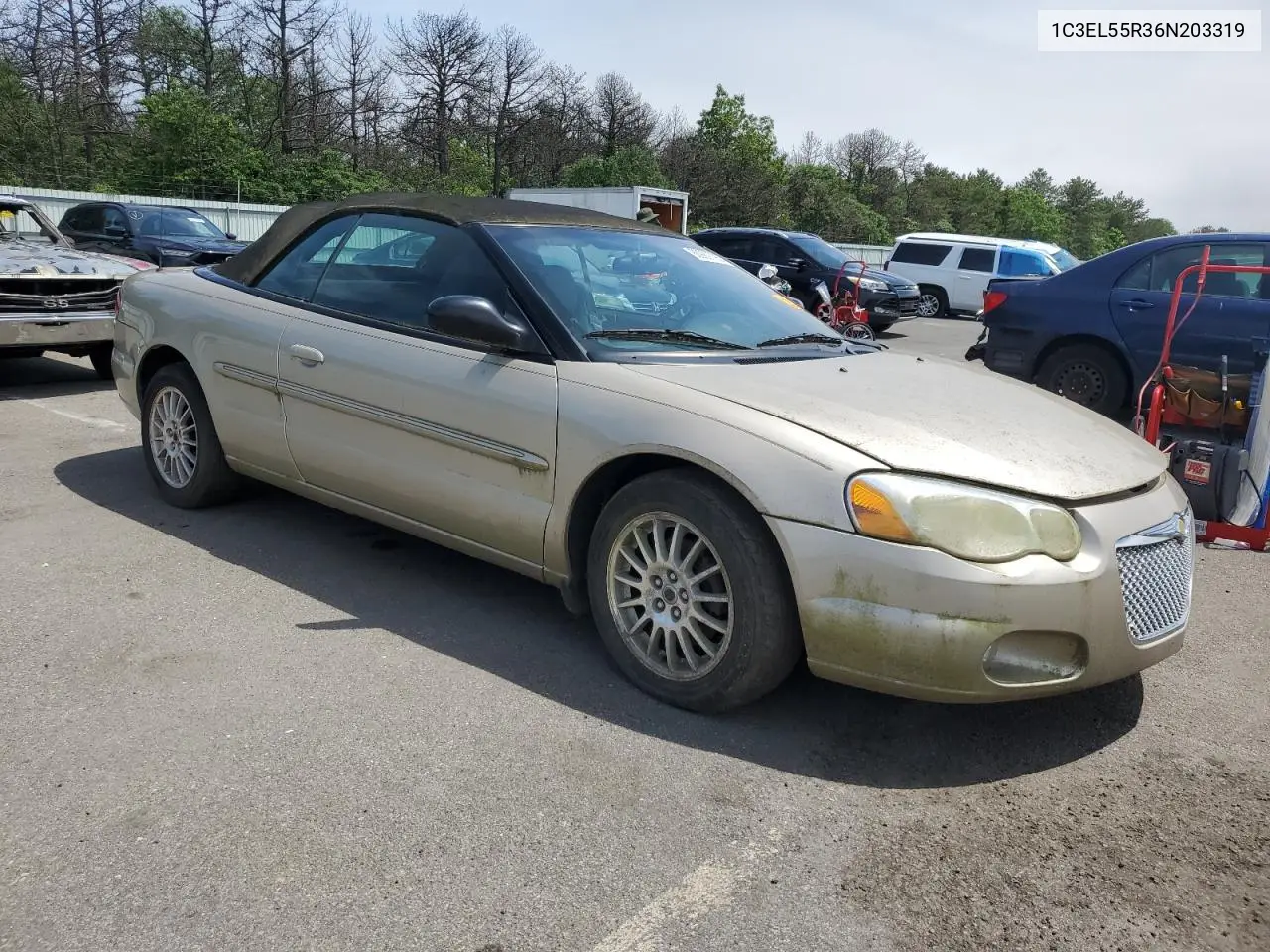 2006 Chrysler Sebring Touring VIN: 1C3EL55R36N203319 Lot: 60989795