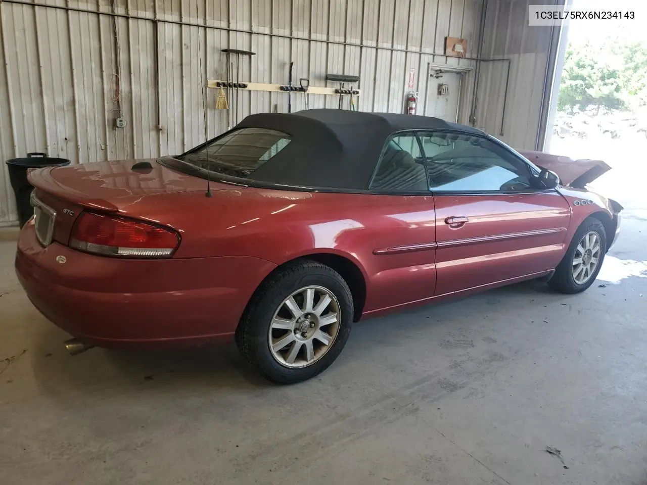 2006 Chrysler Sebring Gtc VIN: 1C3EL75RX6N234143 Lot: 62118485