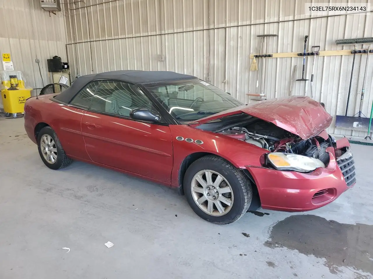 2006 Chrysler Sebring Gtc VIN: 1C3EL75RX6N234143 Lot: 62118485