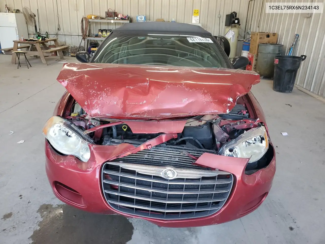 2006 Chrysler Sebring Gtc VIN: 1C3EL75RX6N234143 Lot: 62118485