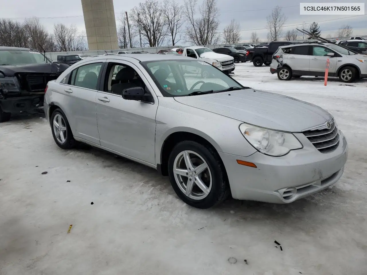 2007 Chrysler Sebring VIN: 1C3LC46K17N501565 Lot: 42391465