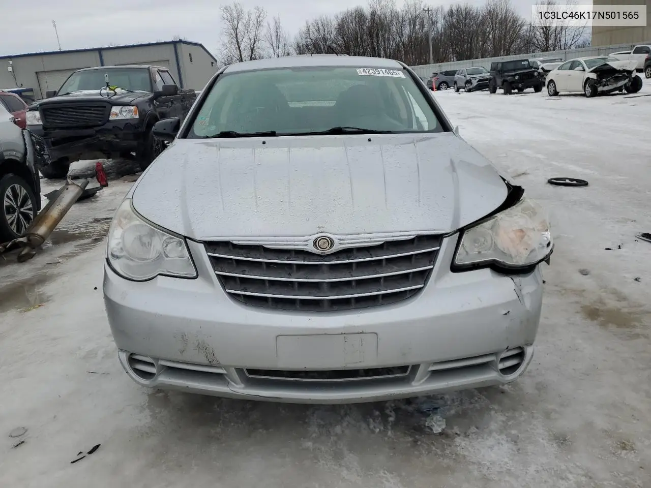 2007 Chrysler Sebring VIN: 1C3LC46K17N501565 Lot: 42391465