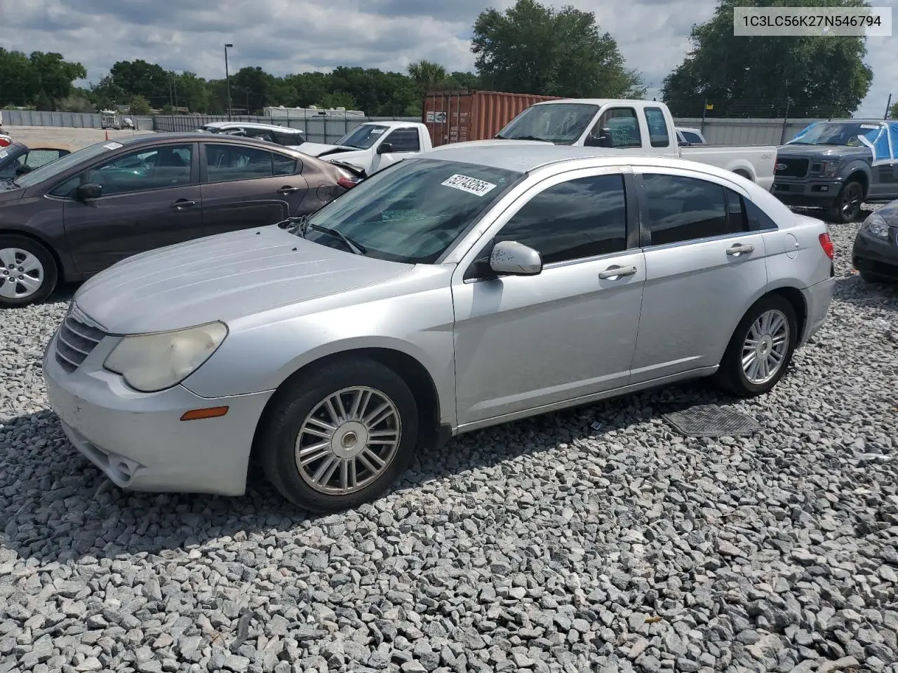 2007 Chrysler Sebring Touring VIN: 1C3LC56K27N546794 Lot: 52743265