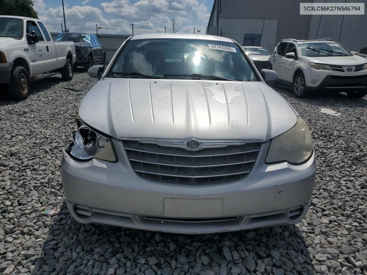 2007 Chrysler Sebring Touring VIN: 1C3LC56K27N546794 Lot: 52743265