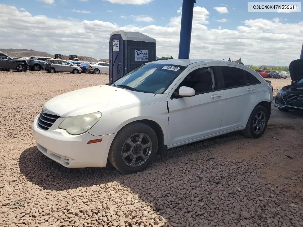2007 Chrysler Sebring VIN: 1C3LC46K47N556611 Lot: 53664705