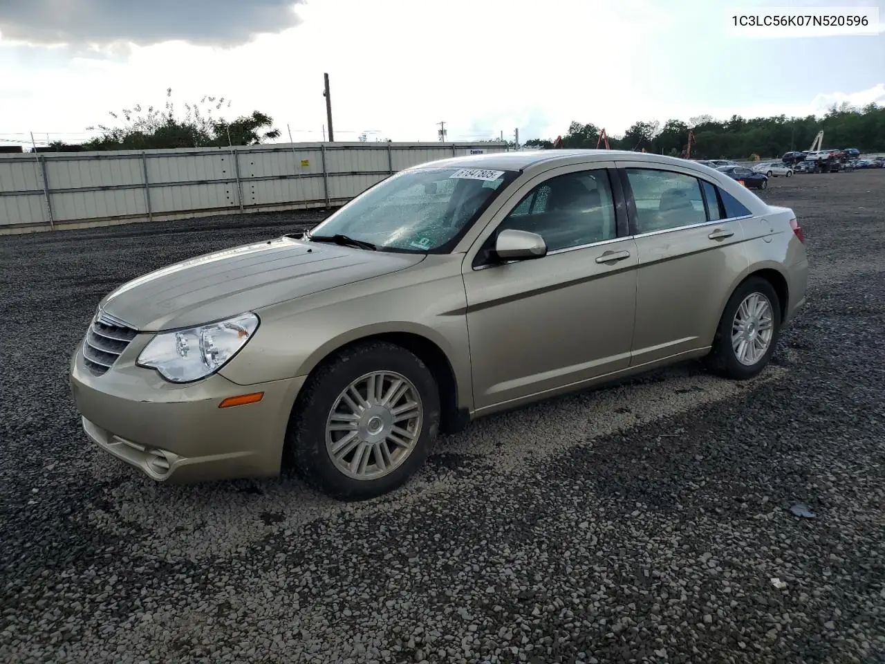 2007 Chrysler Sebring Touring VIN: 1C3LC56K07N520596 Lot: 61847805