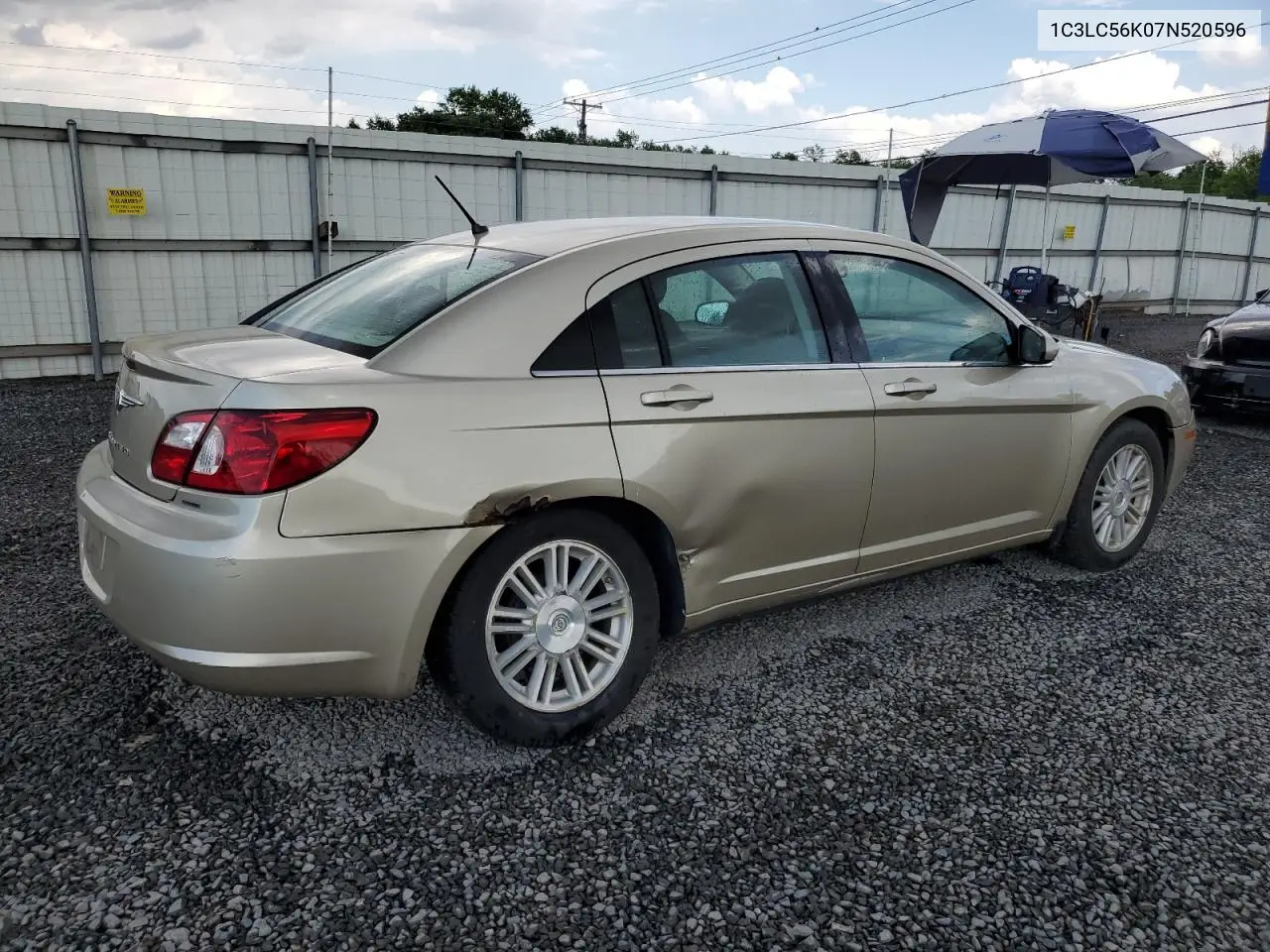 2007 Chrysler Sebring Touring VIN: 1C3LC56K07N520596 Lot: 61847805