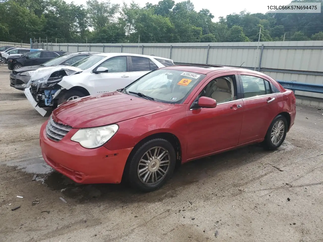2007 Chrysler Sebring Limited VIN: 1C3LC66K57N694475 Lot: 62063945