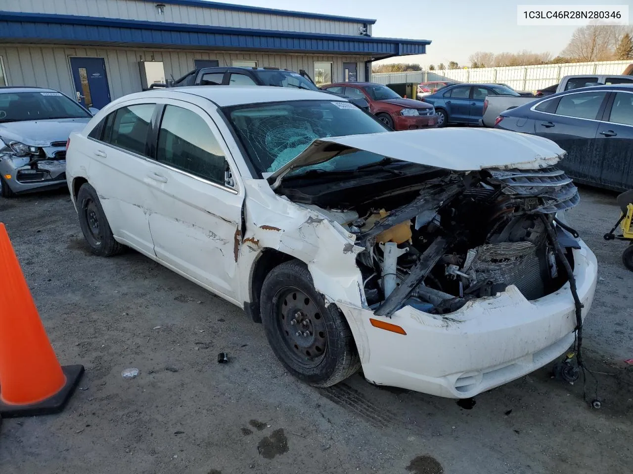 2008 Chrysler Sebring Lx VIN: 1C3LC46R28N280346 Lot: 43359885