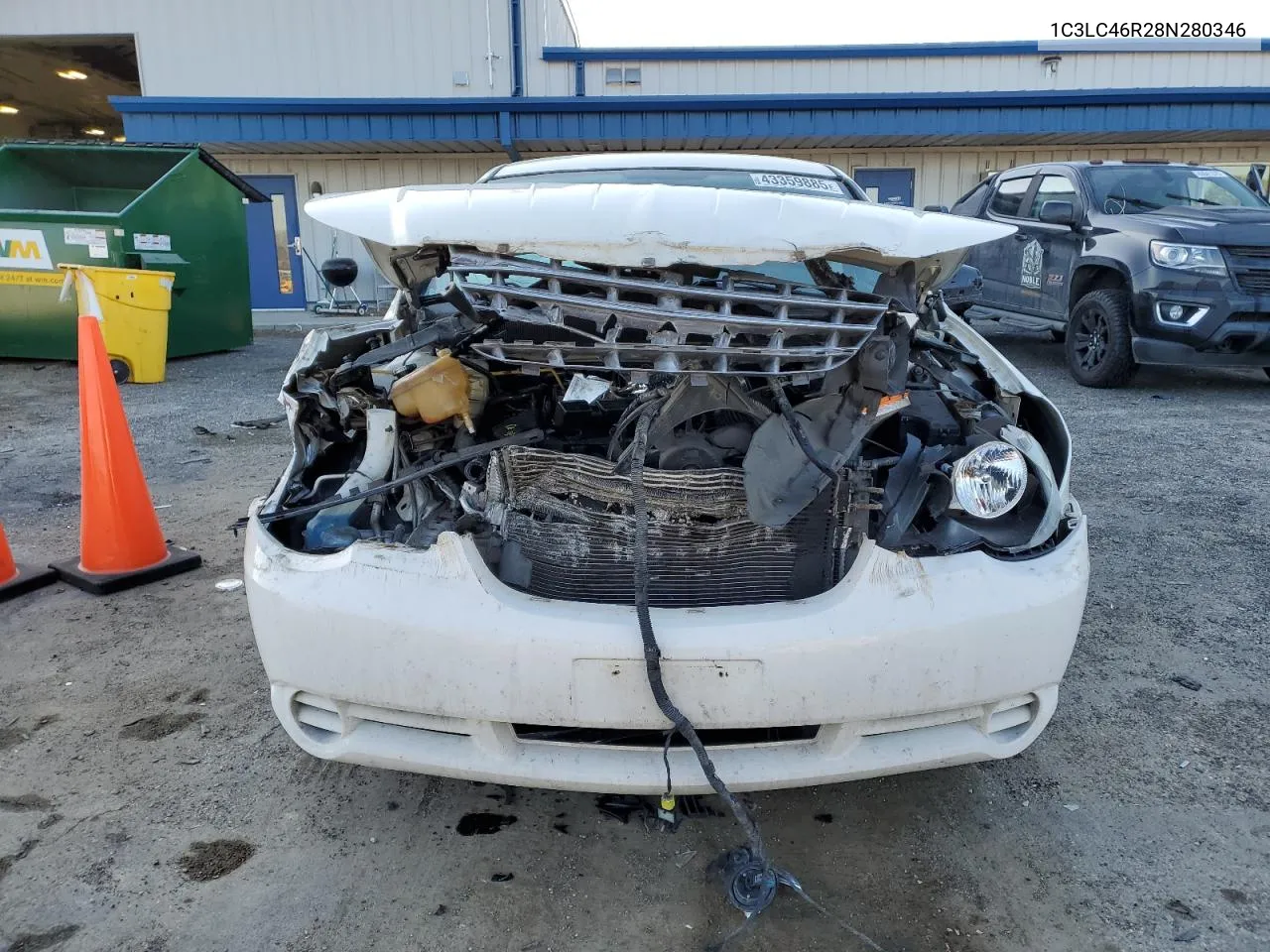 2008 Chrysler Sebring Lx VIN: 1C3LC46R28N280346 Lot: 43359885