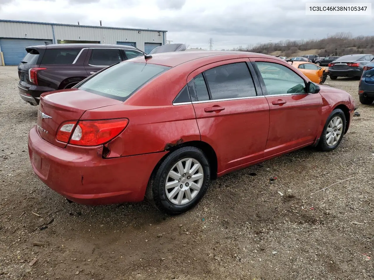 2008 Chrysler Sebring Lx VIN: 1C3LC46K38N105347 Lot: 50444965