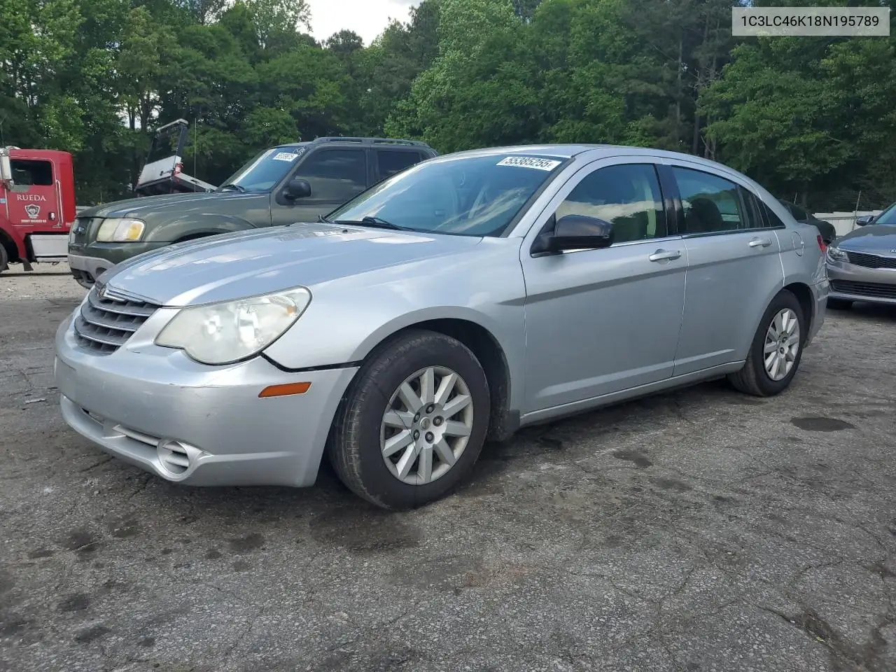 2008 Chrysler Sebring Lx VIN: 1C3LC46K18N195789 Lot: 55385255