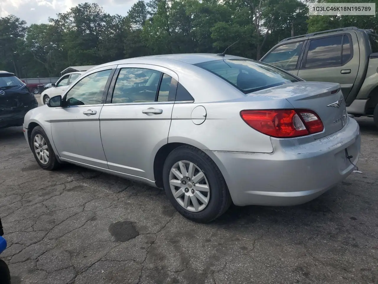 2008 Chrysler Sebring Lx VIN: 1C3LC46K18N195789 Lot: 55385255