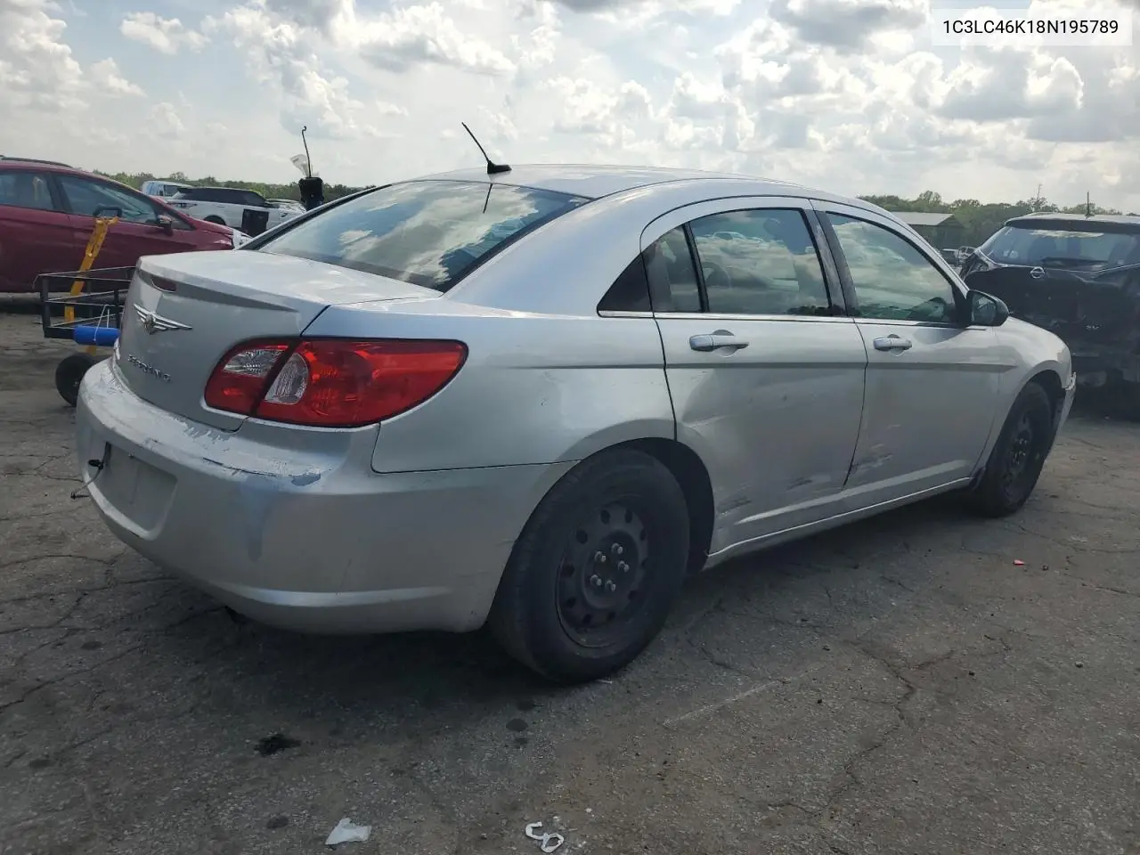 2008 Chrysler Sebring Lx VIN: 1C3LC46K18N195789 Lot: 55385255