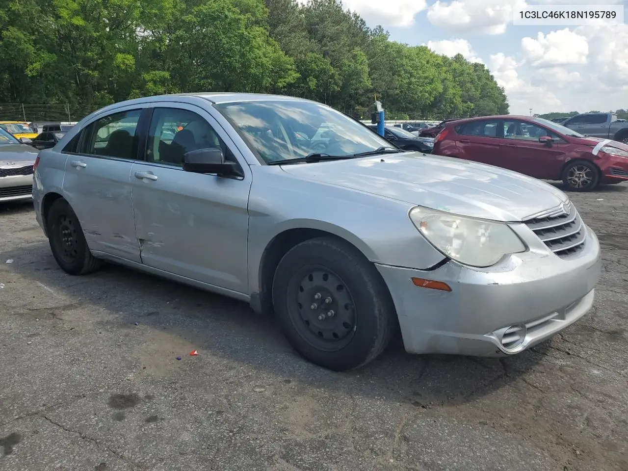 2008 Chrysler Sebring Lx VIN: 1C3LC46K18N195789 Lot: 55385255