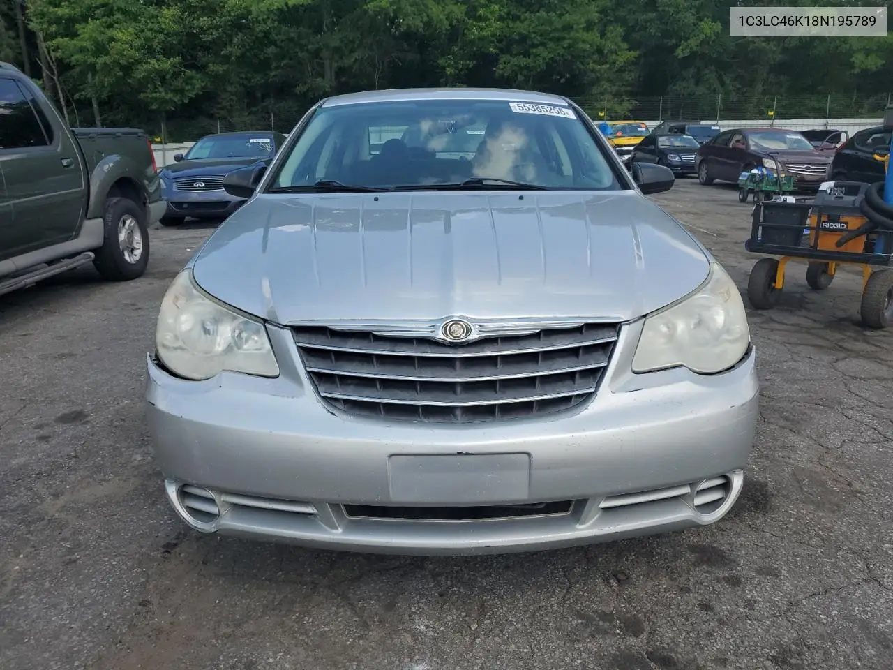 2008 Chrysler Sebring Lx VIN: 1C3LC46K18N195789 Lot: 55385255