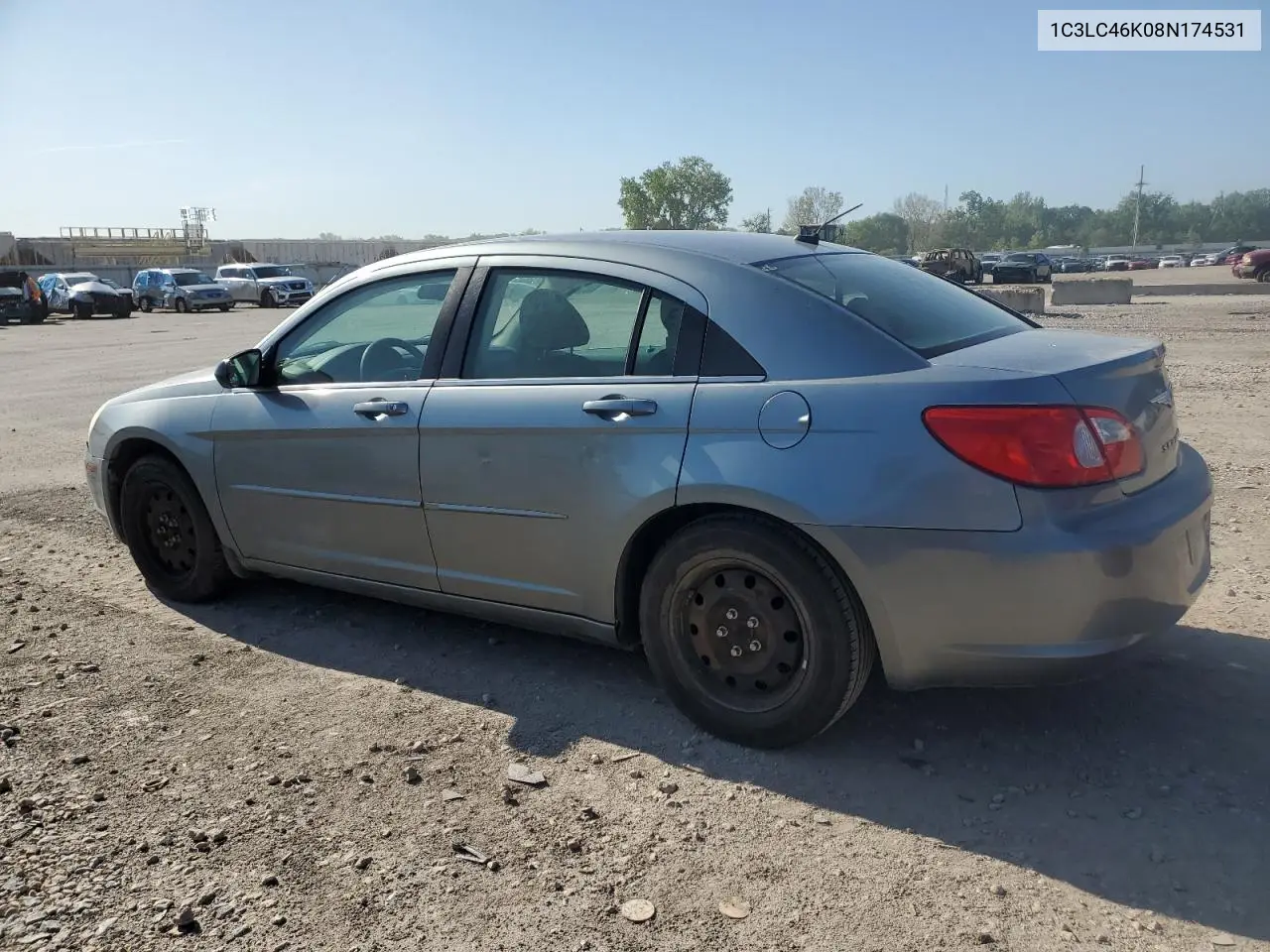 2008 Chrysler Sebring Lx VIN: 1C3LC46K08N174531 Lot: 55667545