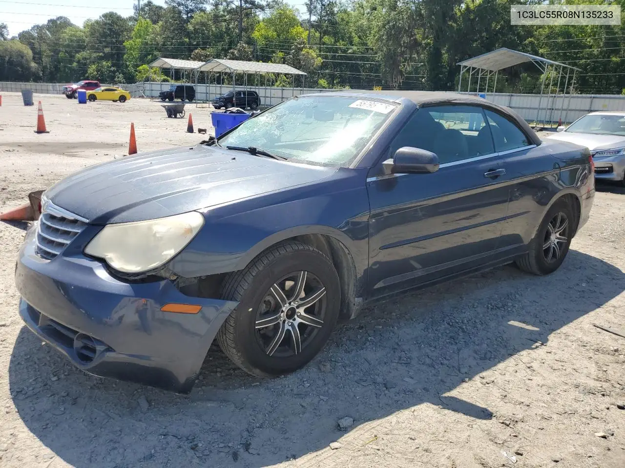 2008 Chrysler Sebring Touring VIN: 1C3LC55R08N135233 Lot: 55795785