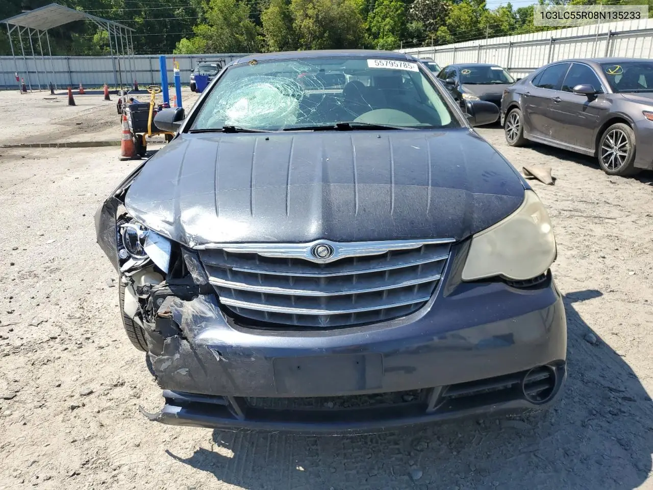 2008 Chrysler Sebring Touring VIN: 1C3LC55R08N135233 Lot: 55795785