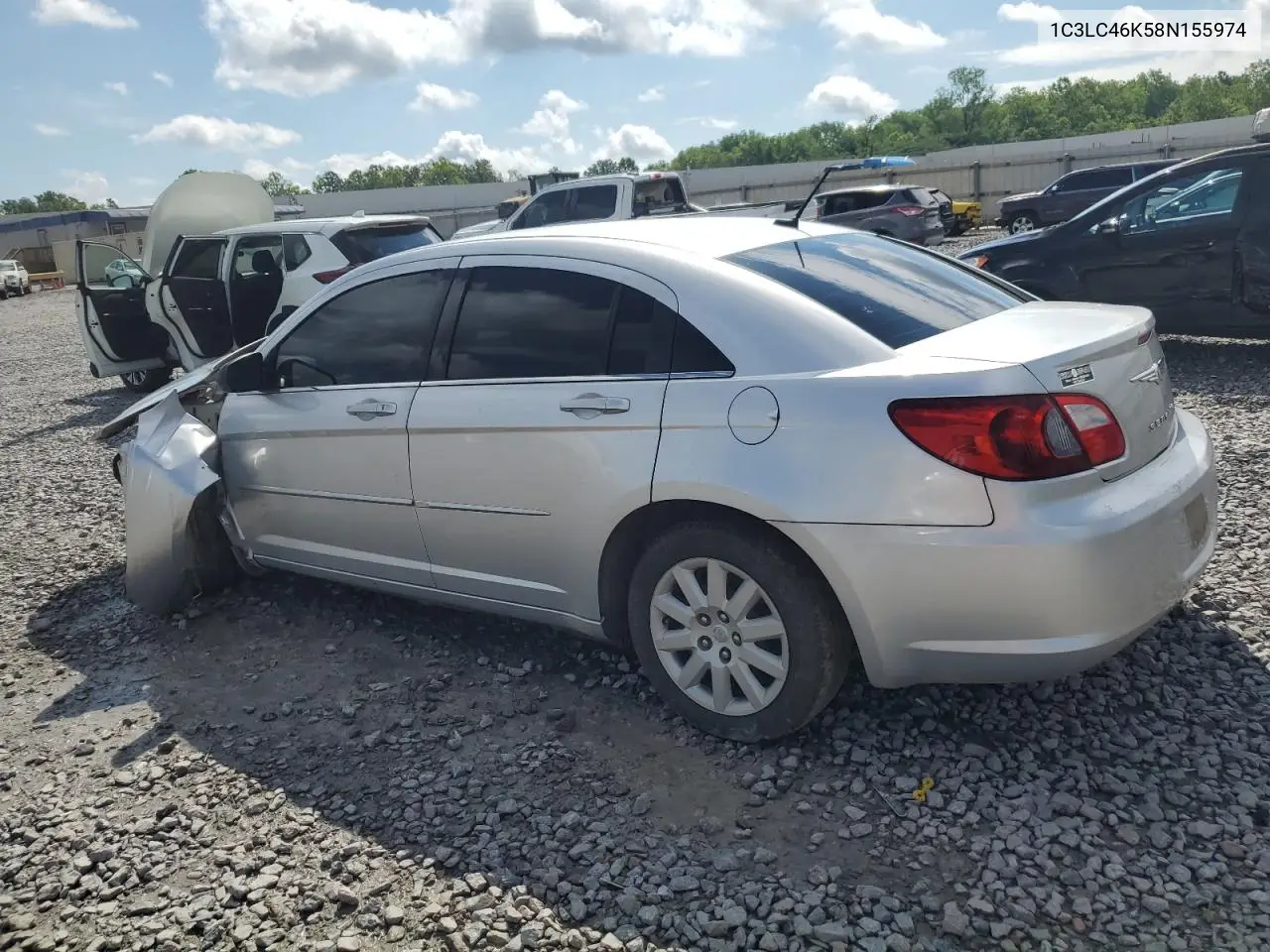 2008 Chrysler Sebring Lx VIN: 1C3LC46K58N155974 Lot: 55897235