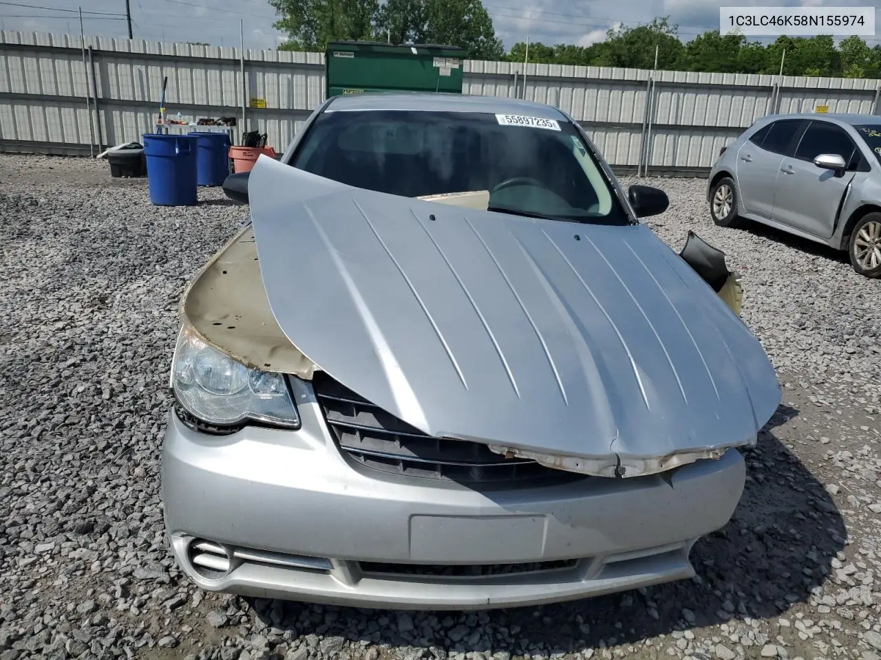 2008 Chrysler Sebring Lx VIN: 1C3LC46K58N155974 Lot: 55897235