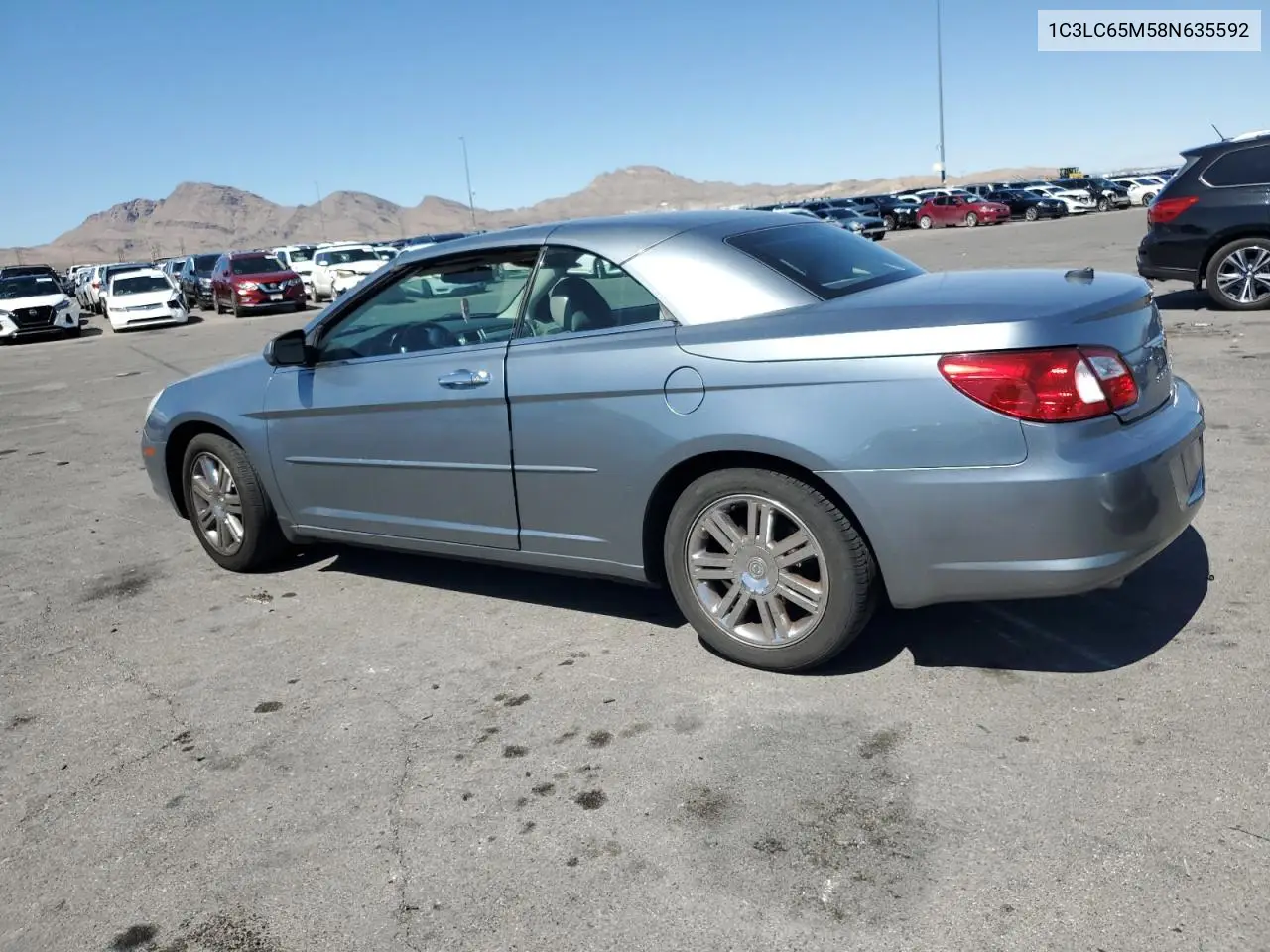 2008 Chrysler Sebring Limited VIN: 1C3LC65M58N635592 Lot: 56356165