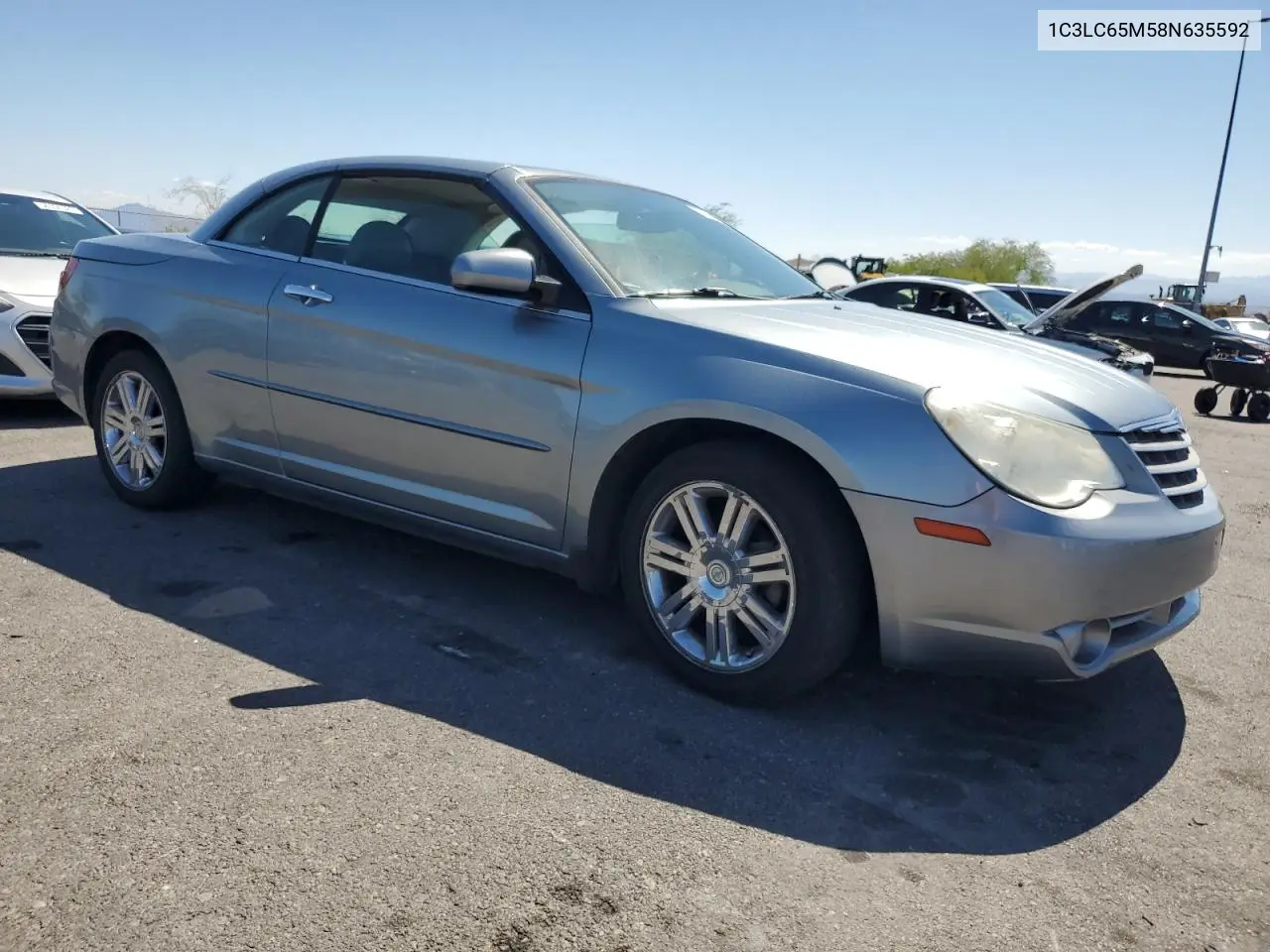 2008 Chrysler Sebring Limited VIN: 1C3LC65M58N635592 Lot: 56356165