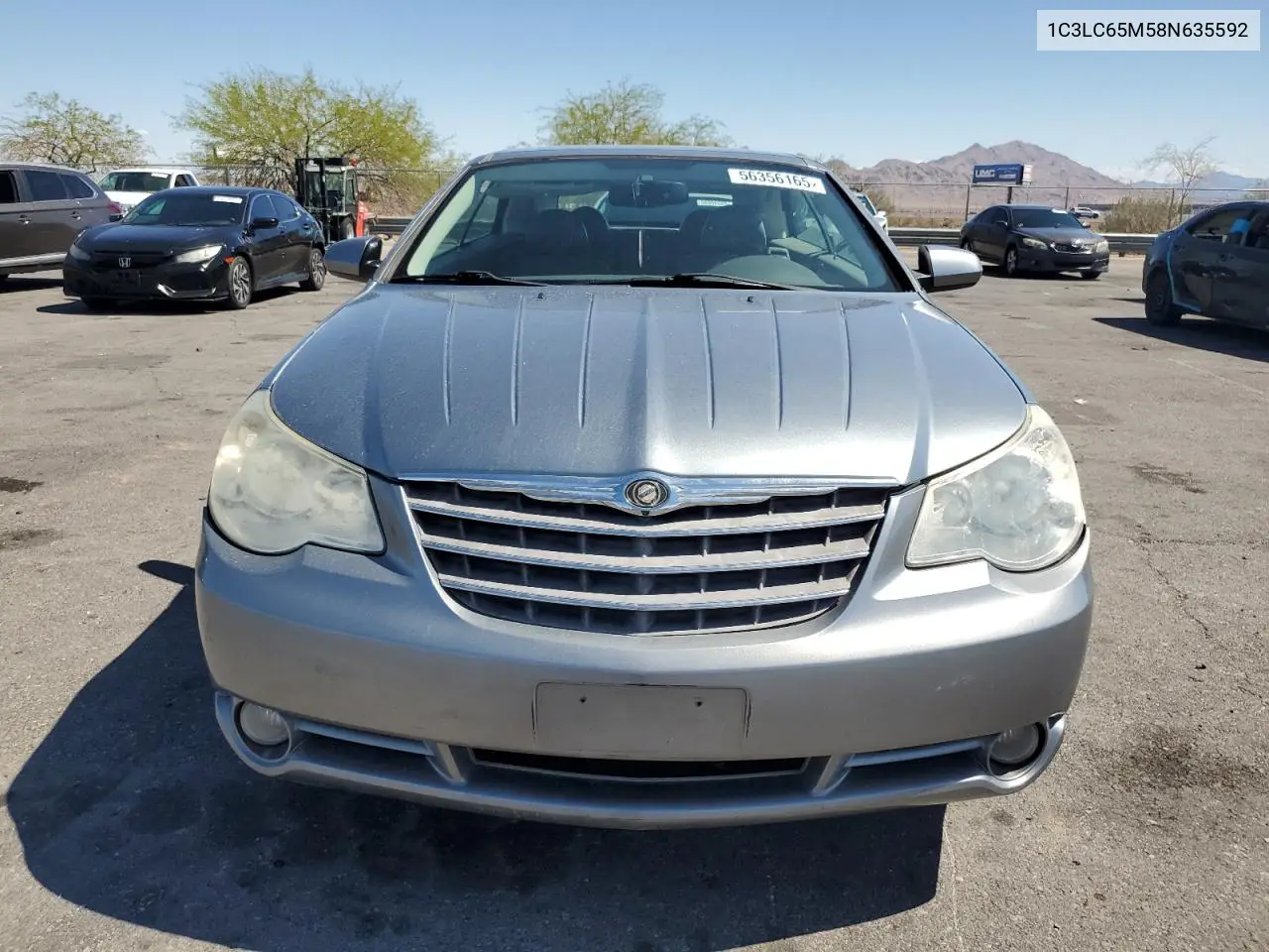 2008 Chrysler Sebring Limited VIN: 1C3LC65M58N635592 Lot: 56356165