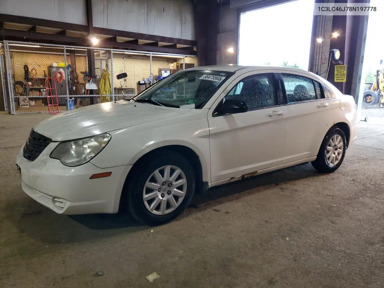 2008 Chrysler Sebring Lx VIN: 1C3LC46J78N197778 Lot: 56475565