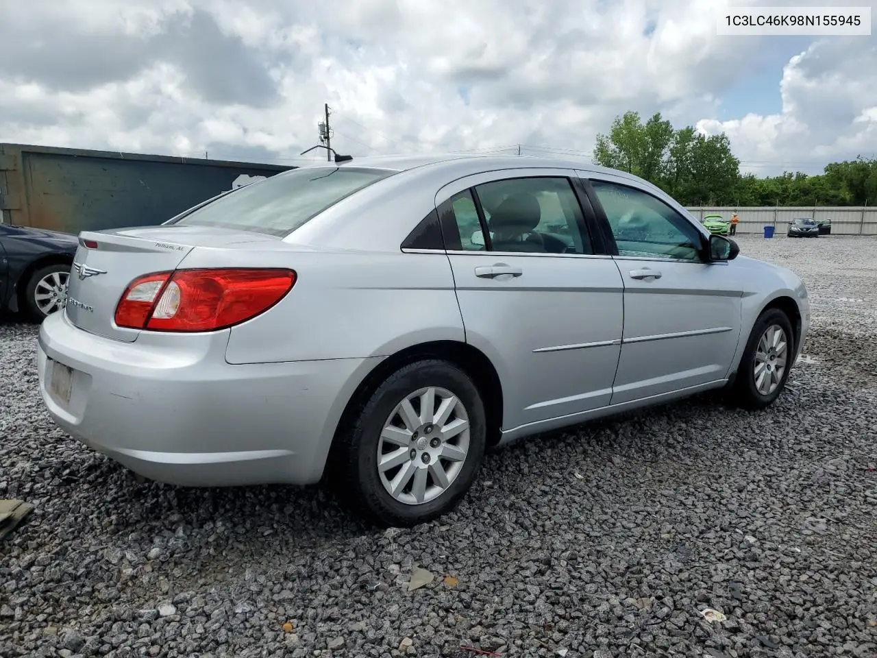 2008 Chrysler Sebring Lx VIN: 1C3LC46K98N155945 Lot: 56729555