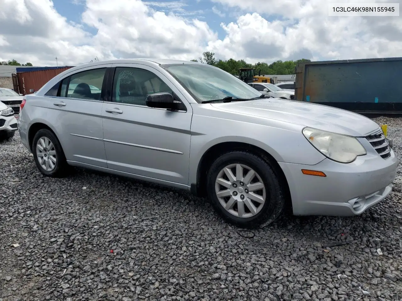 2008 Chrysler Sebring Lx VIN: 1C3LC46K98N155945 Lot: 56729555