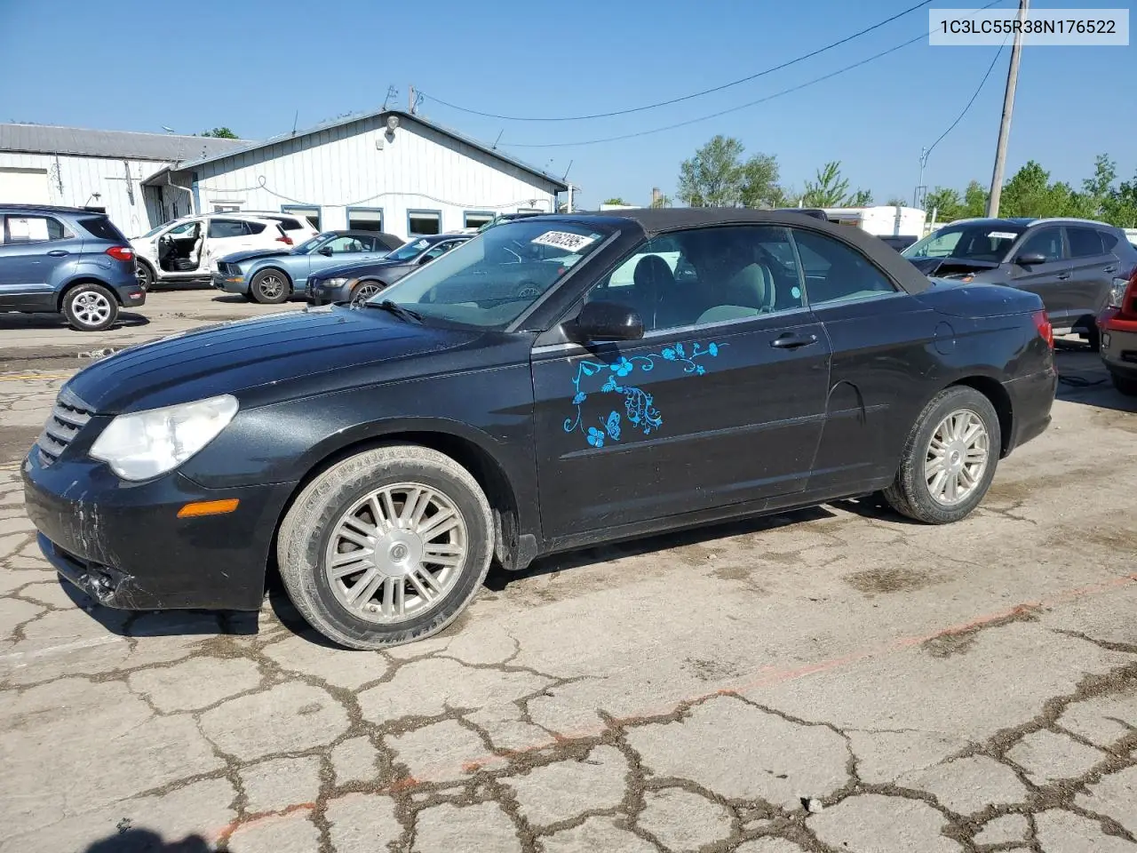 2008 Chrysler Sebring Touring VIN: 1C3LC55R38N176522 Lot: 57062395