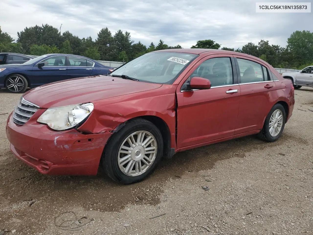 2008 Chrysler Sebring Touring VIN: 1C3LC56K18N135873 Lot: 58252255