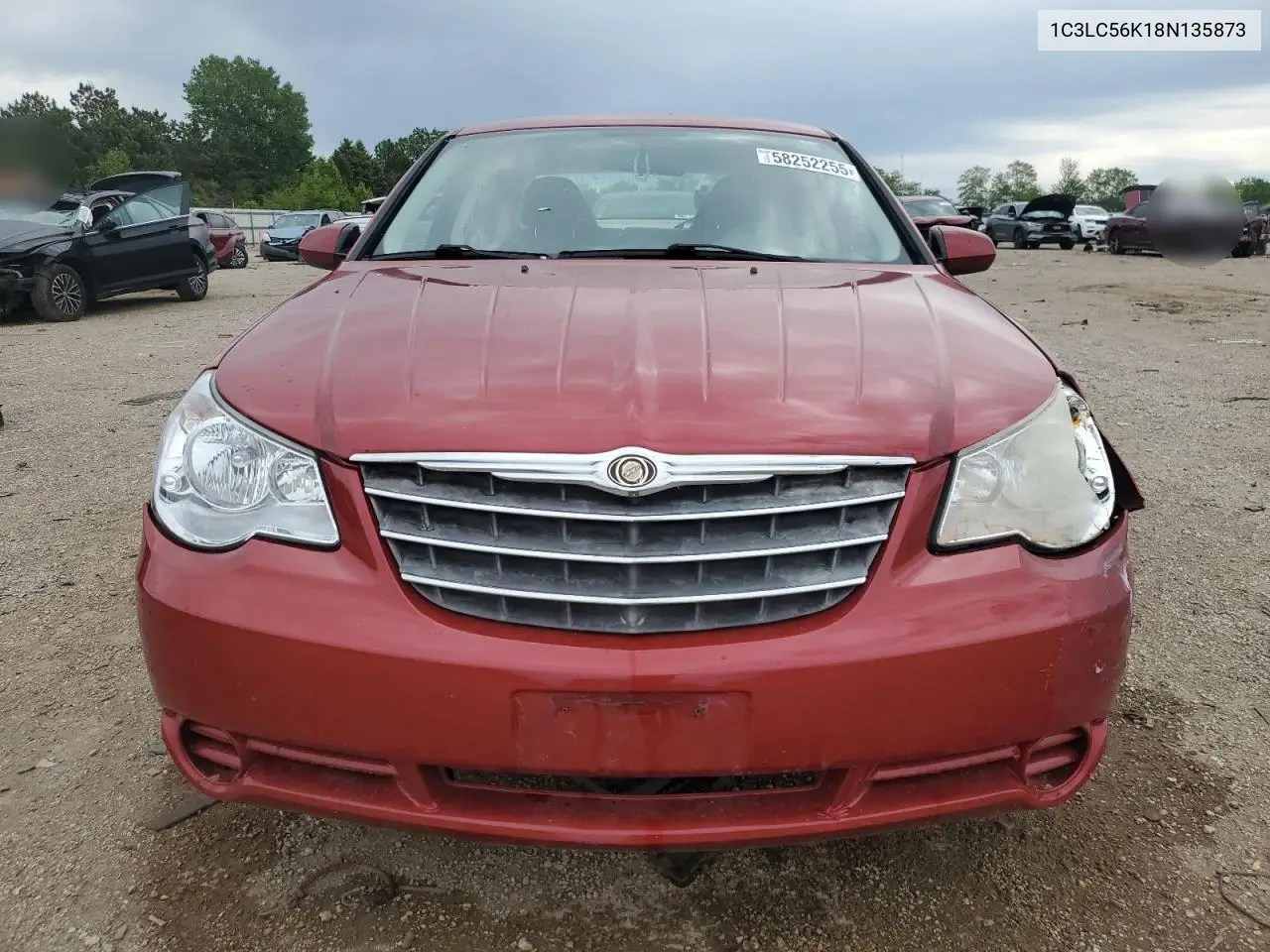 2008 Chrysler Sebring Touring VIN: 1C3LC56K18N135873 Lot: 58252255