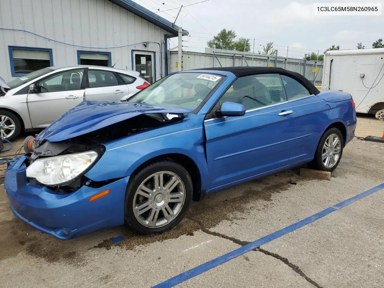 2008 Chrysler Sebring Limited VIN: 1C3LC65M58N260965 Lot: 59744215