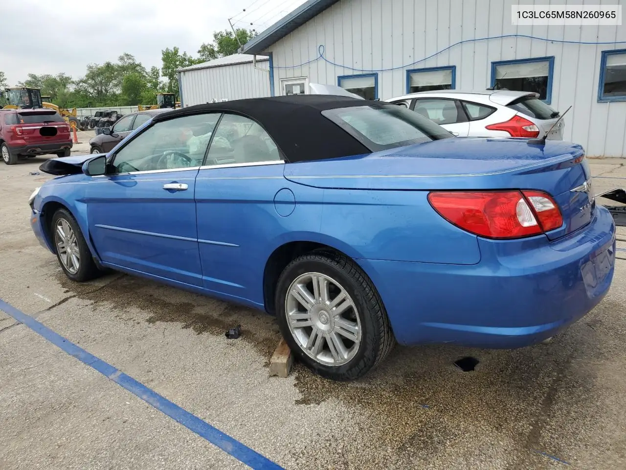 2008 Chrysler Sebring Limited VIN: 1C3LC65M58N260965 Lot: 59744215